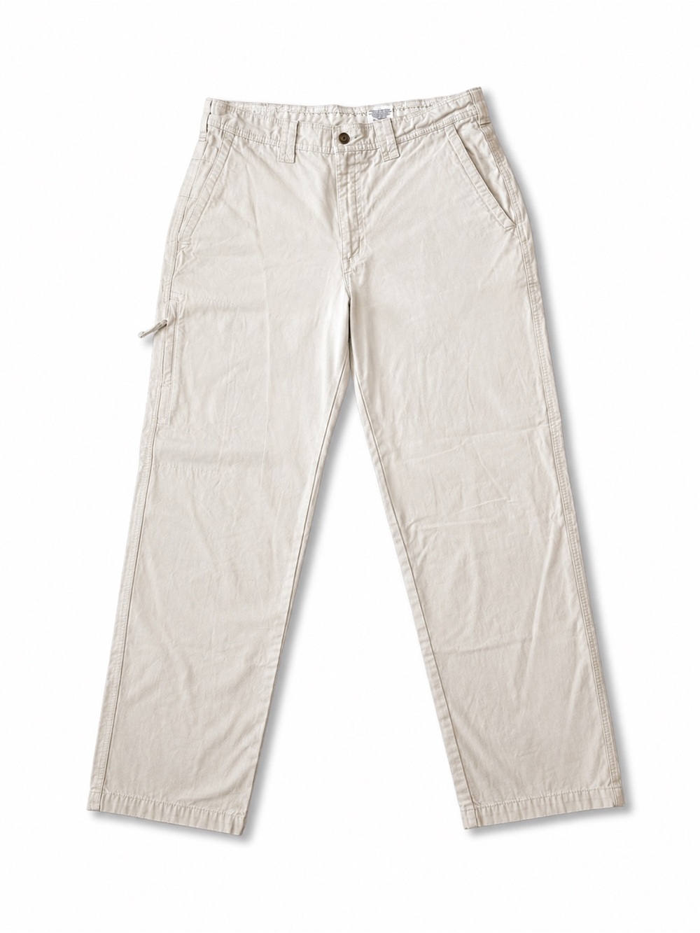 Colombia Men's Casual Straight-Leg Pants in Light Beige